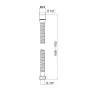 Шланг Lidz Niagara 06 1,5-1,7 м LDNIA06CRM35454 Chrome — Photo 3