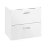 VICTORIA BASIC MODULAR шафка з двома ящиками 59см, колір білий — Photo 2