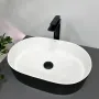 Умивальник (раковина) VBI VERONA 50 BLACK WHITE накладний — Photo 6