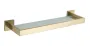 Полиця скляна VBI JUPITER BRUSH GOLD — Photo 2