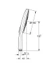 Ручний душ, 3 режими струменю Grohe Rainshower SmartActive (26553000) — Photo 12