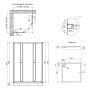 Набір Qtap душова кабіна CRM1099SC5 Clear 2020х900х900 мм + піддон Tern 309912C 90x90x12 см з сифоном — Photo 11