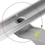 Трап для душу REA NEOX 80 SUPERFLOW BRUSHED STEEL 2в1 сталь — Photo 6