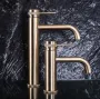 Змішувач для раковини (умивальника) REA LUNGO GRIP BRUSHED GOLD високий — Photo 6