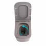 Унітаз підвісний Tern Ultra Quiet 490×365×325 мм, Stone Grey, з сидінням Slim Duroplast / Soft-close / Quick Release QT17332303ASSG Qtap — Photo 13