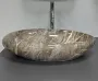 Умивальник (раковина) VBI VICENZA M BROWN STONE GLOSSY накладний — Photo 8