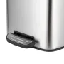 Відро для сміття з плавним закриттям квадратне ZERIX KUBIX-TC0108 SS COLOR 8л (колір нержавійка) (ZX5891) — Photo 13