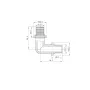 Кутник рівнопрохідний 90 Koer KA.L16 - 16(2.2mm) x 16(2.2mm) (KR4871) — Photo 7