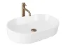 Умивальник (раковина) REA NADIA 60 WHITE MATT накладний — Photo 5