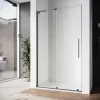 Двері у нішу Walk-In розсувні Koer SR SD07-120x200-L-TR-07 прозоре скло Easy Clean 8мм Графіт (KR5688) — Photo 9