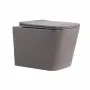 Унітаз підвісний Tern Ultra Quiet 490×365×325 мм, Stone Grey, з сидінням Slim Duroplast / Soft-close / Quick Release QT17332303ASSG Qtap — Photo 8