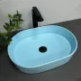 Умивальник (раковина) VBI VERONA 50 BLUE MATT накладний — Photo 4