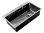 Мийка з нерж. Сталі ZERIX ZH6845-SET-05 DECOR NANO-BLACK (3.0/0.8) КОМПЛЕКТ (колір графіт) (ZM5588) — Photo 9