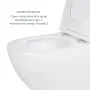 Акційний набір: Унітаз підвісний Jay Ultra Quiet QT07335177W 485х360х320 + Tern Ultra Quiet QT17332303ASW 490x365x325 — Photo 11