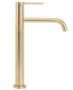 Змішувач для раковини (умивальника) REA LUGANO SLIM BRUSHED GOLD високий * — Photo 6
