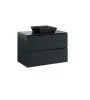 Тумба SANWEST GROUP VELMA 90 графіт +стільниця графіт+чаша Адель чорна — Photo 3