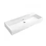 MEMENTO умивальник 120*47см без отв, з переливом, White Alpin CeramicPlus — Photo 2