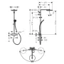 PULSIFY S PURO Showerpipe душова система 260 з термостатом, колір хром — Photo 8
