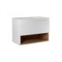 Тумба підвісна Qtap Robin 600х476х470 White/Whitish oak зі стільницею QT1379TPН6001WWO — Photo 5