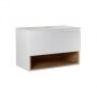 Тумба підвісна Qtap Robin 700х476х437 White/Whitish oak зі стільницею QT1379TPН7001WWO — Photo 5