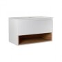 Тумба підвісна Qtap Robin 800х480х470 White/Whitish oak зі стільницею QT1379TPН8001WWO — Photo 5