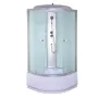 Бокс душовий без гідромасажу Mixxus STRONG SB01-90x90x215-FB SATIN з високим піддоном (MI6884) — Photo 15