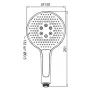 Лійка для душу Koer KP-0401-01 (3 функції) (KR4979) — Photo 3