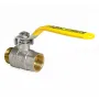 Кран кульовий KOER KR.215.G - 1/2" FM ГШВ YELLOW, ручка "важіль" жовта (KR0116) — Photo 6