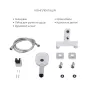 Акційний набір Qtap: Змішувач для раковини QTGEM270CRW45675 Chrome/White + Змішувач для ванни (з душовим гарнітуром) QTGEM259CRW45683 Chrome/White — Photo 11