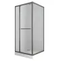 Душова кабіна з низьким піддоном Mixxus Style SCT01-90x90x200-TR Graphite прозоре скло 6мм (MI8432) — Photo 7