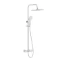 MODUS BT система душова (термостат для ванни, душ 280*190 мм ABS, лійка 1 режим, шланг 1500 мм PVC), хром — Photo 7