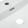 Комплект Qtap Nando LT: Раковина підвісна прамокутна 600х440х130 мм White + Донний клапан PU02O — Photo 8