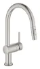 Сенсорний змішувач для кухні з висувним виливом Grohe Minta Touch (31358DC2) — Photo 4
