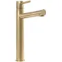 Змішувач для раковини (умивальника) REA TESS BRUSHED GOLD високий * — Photo 7