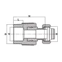 Муфта з євроконусом та накидною гайкою Koer K0240.PRO White - 20x3/4 PPR (KP3134) — Photo 3