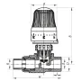 Кран термостатичний з термоголовкою прямий PPR 20x1/2 Koer K0155.PRO (KP0198) — Photo 4