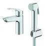 Змішувач для раковини з гігієнічним душем Grohe Eurosmart New (23124003) — Photo 9