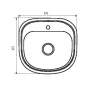 Мийка кухонна Zerix Z4947-08-180MD (micro decor) (ZS0569) — Photo 5