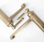 Змішувач для раковини (умивальника) REA MONACO BRUSHED GOLD низький — Photo 8