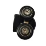 Ролики для душових кабін подвійні колеса MIXXUS PREMIUM ROLLERS SCP01-1 BLACK верхні (23mm для DIVERSE SC01,SC02,SD01) (MI7163) — Photo 5