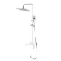 Душова система універсальна Qtap Gemini на три споживача (з виливом) QTGEM111CRW45687 Chrome/White — Photo 4