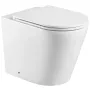 Унітаз підлоговий безбачковий MIXXUS PREMIUM BEVEL-0701-T1 580х365х430mm, система змиву TORNADO 1.0 (MP6597) — Photo 3