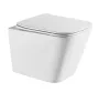 KUBIK унітаз підвісний (49x34x36,5 см, twist, сидіння duroplast) — Photo 5