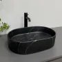 Умивальник (раковина) VBI VERONA 50 BLACK MARMO MATT накладний — Photo 7