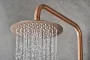IMEX MONZA PVD BRUSHED ROSE GOLD Душова колона з термостатом TURN CLEAN, рожеве матове золото — Photo 8