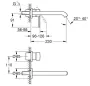 Змішувач для раковини на 2 отвори L-Size Grohe Essence (29193KF1) — Photo 3