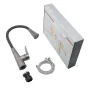 Змішувач для кухні Mixxus Premium Matis 011-T (NUT) Graphite Refl.Black (Колір граф.+сил.вилив чорн) (MI8268) — Photo 10