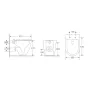 Унітаз підлоговий безбачковий Mixxus Premium ELLIPSE-0701-T1 570х365х410mm, система змиву TORNADO 1.0 (MP6593) — Photo 5