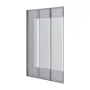 Шторка на ванну трьохелементна Style 1000х1500мм (left) chrome, скло 4мм clear — Photo 4