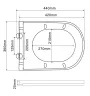 Унітаз-біде підвісний Mixxus Premium ELLIPSE-1301-R 500x365x350mm система змиву RIMLESS (MP6659) — Photo 19